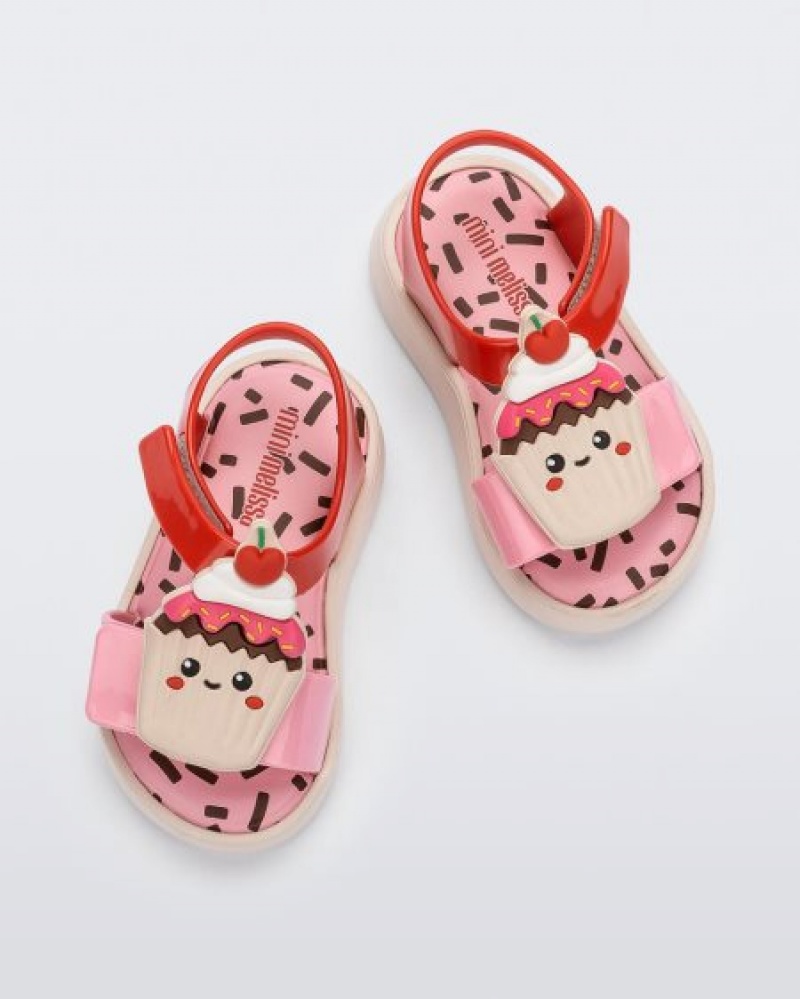 Mini Melissa Jump Candy Sandalet Bebek Pink/Red/Yellow Türkiye | 52193PCYM