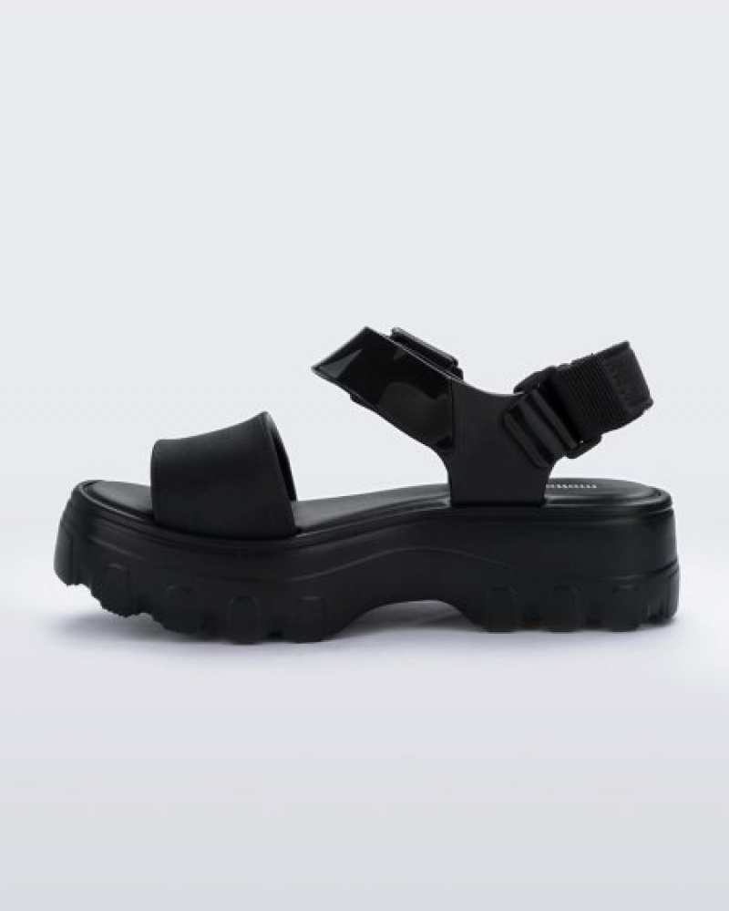 Melissa Kick Off Sandal Platforms Kadın Black/Black Türkiye | 21307UTKV