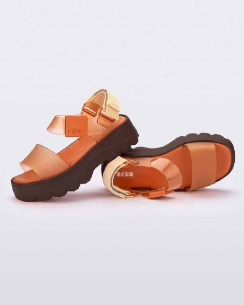 Melissa Kick Off Sandal Platforms Kadın Turuncu Türkiye | 25609WPTS