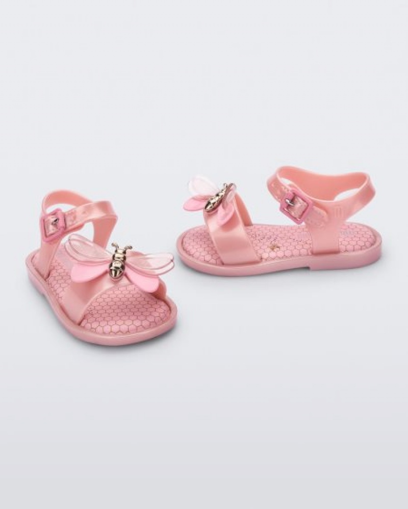 Mini Melissa Mar Bugs Sandalet Bebek Pembe Türkiye | 79685GHPK