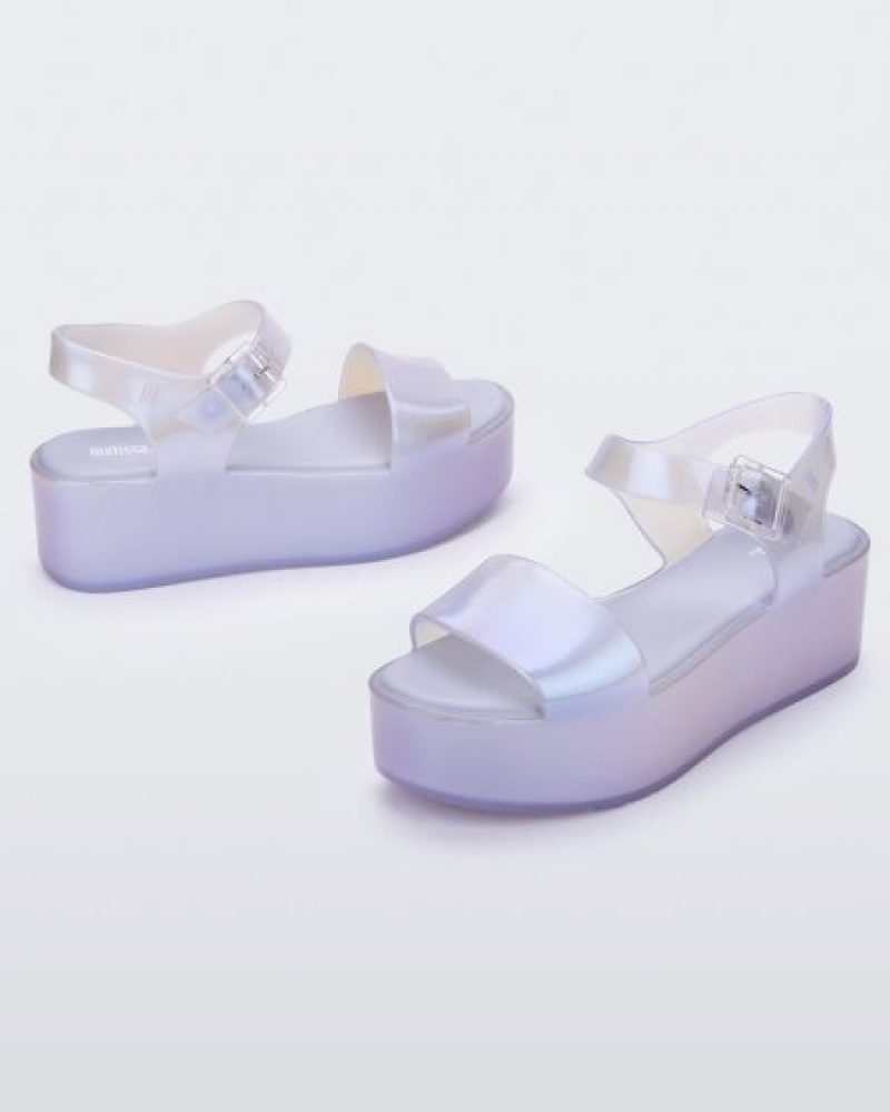 Melissa Mar Platform Sandalet Kadın Mavi Türkiye | 85321HCUT