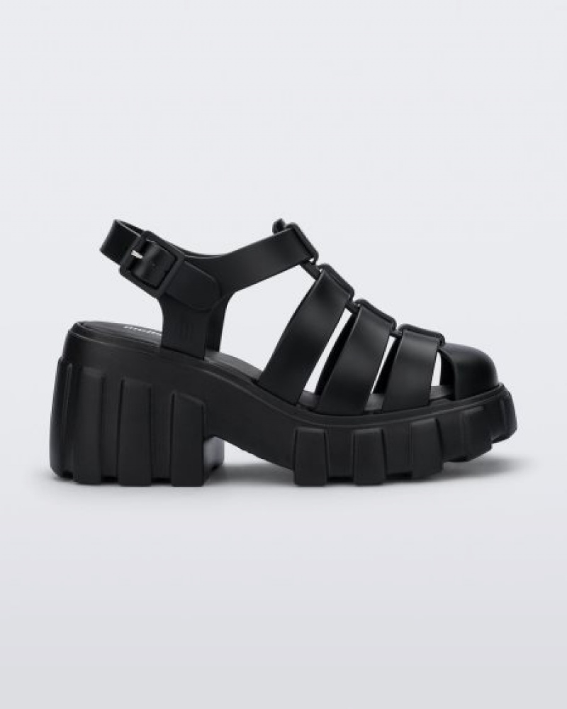 Melissa Megan Platforms Kadın Siyah Türkiye | 09673CSVM