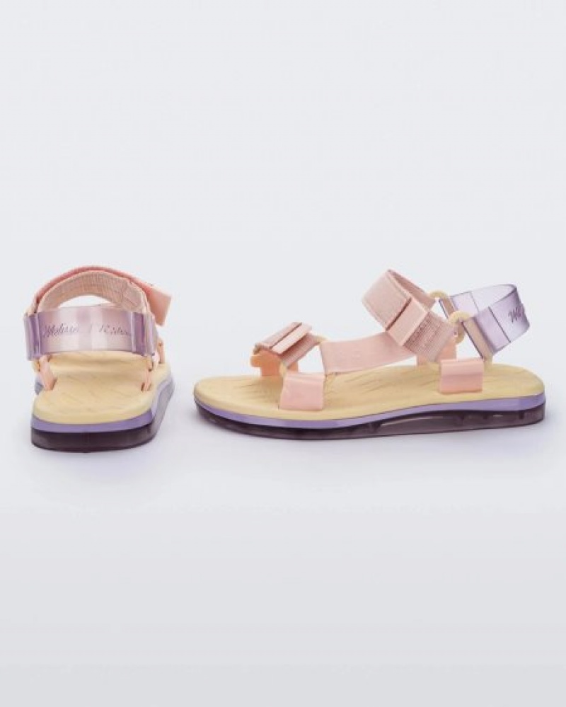 Melissa Papete Sandalet Kadın Pink/Yellow Türkiye | 35107NIAT