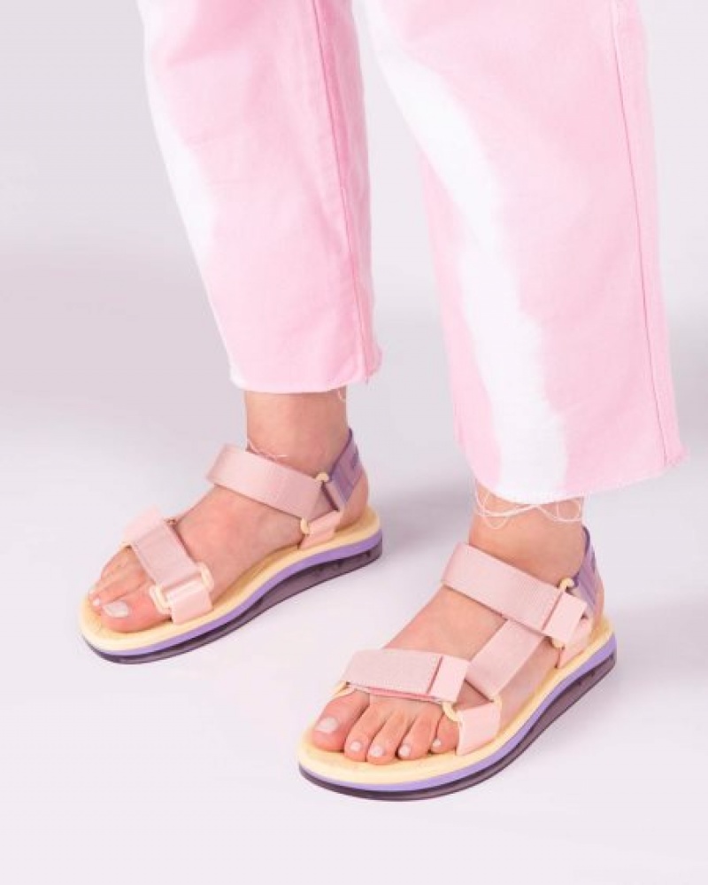 Melissa Papete Sandalet Kadın Pink/Yellow Türkiye | 35107NIAT