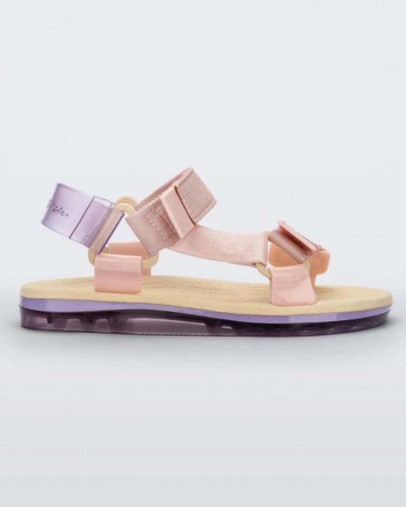 Melissa Papete Sandalet Kadın Pink/Yellow Türkiye | 35107NIAT