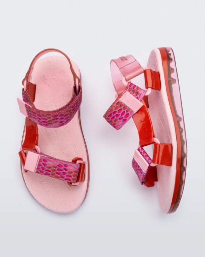 Melissa Papete Sandalet Kadın Red/Pink Türkiye | 69784TWVJ