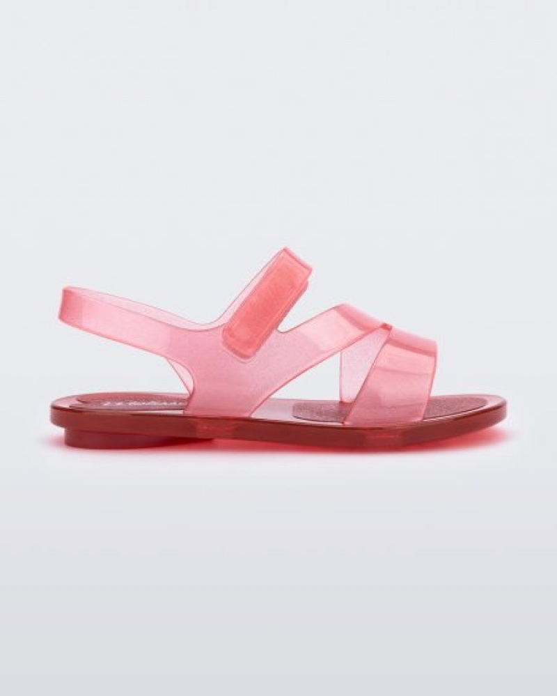 Mini Melissa Paris Sandalet Bebek Pink/Red Türkiye | 20615ENKV