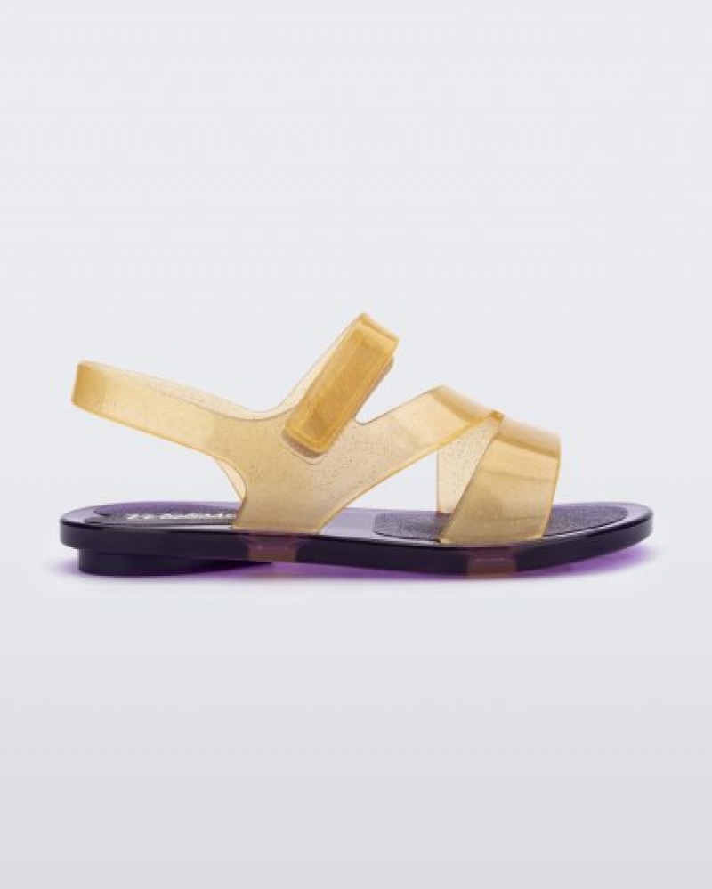 Mini Melissa Paris Sandalet Bebek Purple/Yellow Türkiye | 72480IXRO