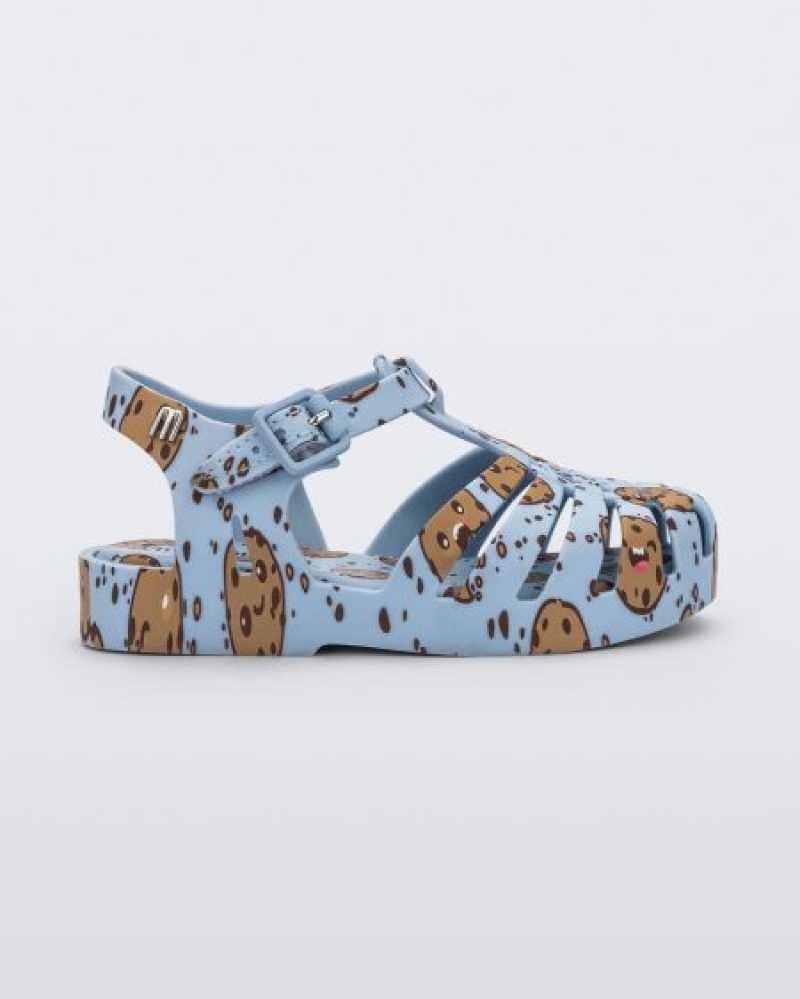 Mini Melissa Possession Candy Sandalet Bebek Blue/Beige Türkiye | 52698LBTX