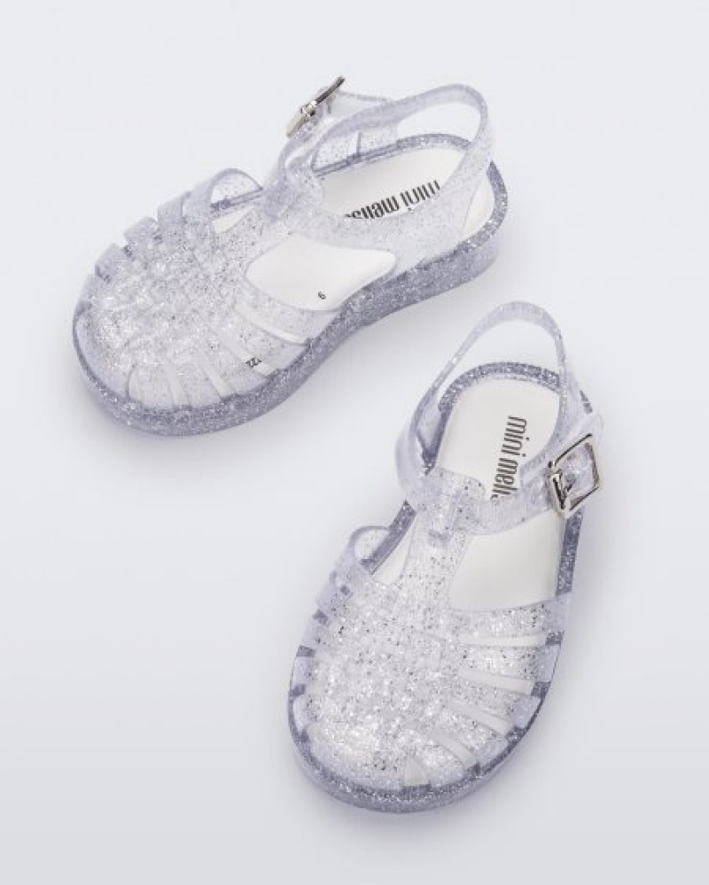 Mini Melissa Possession Sandalet Bebek Glass/Glitter/Sliver Türkiye | 45968ECFK