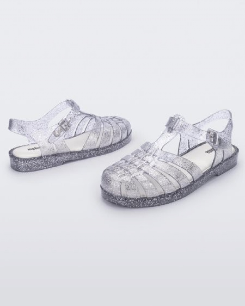 Melissa Possession Sandalet Kadın Glitter Clear Türkiye | 95628EDVN