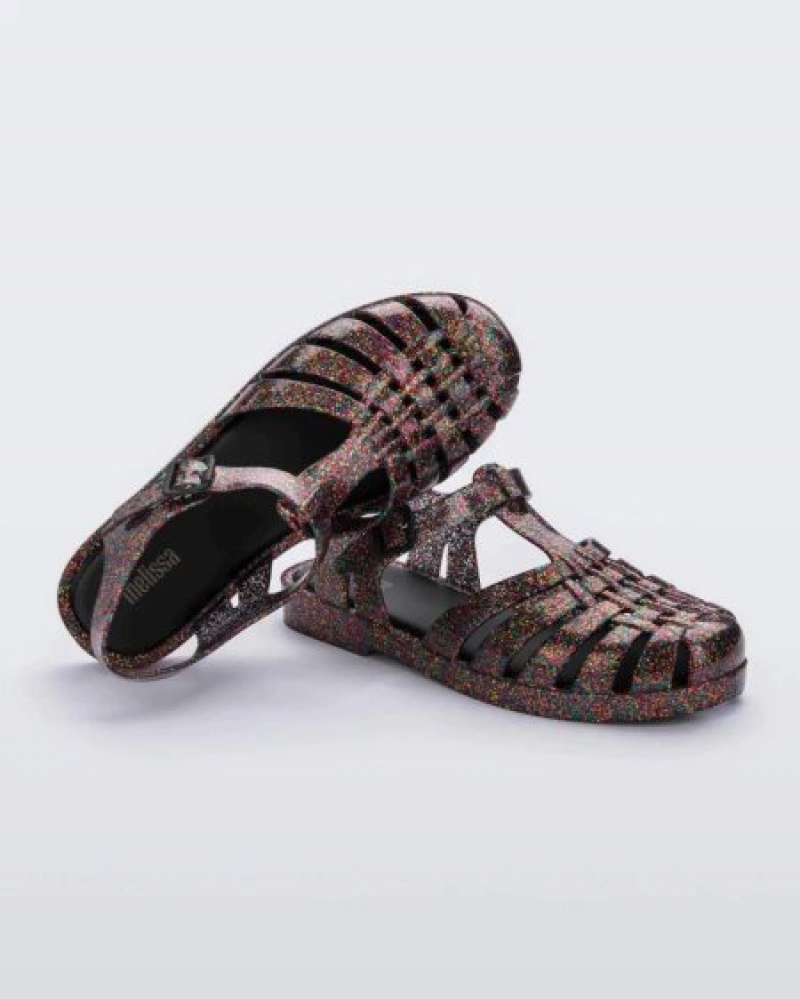 Melissa Possession Sandalet Kadın Mixed Glitter Glass Türkiye | 69283FGLY