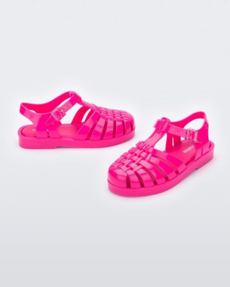 Mini Melissa Possession Sandalet Çocuk Koyu Pembe Türkiye | 80614RBEZ