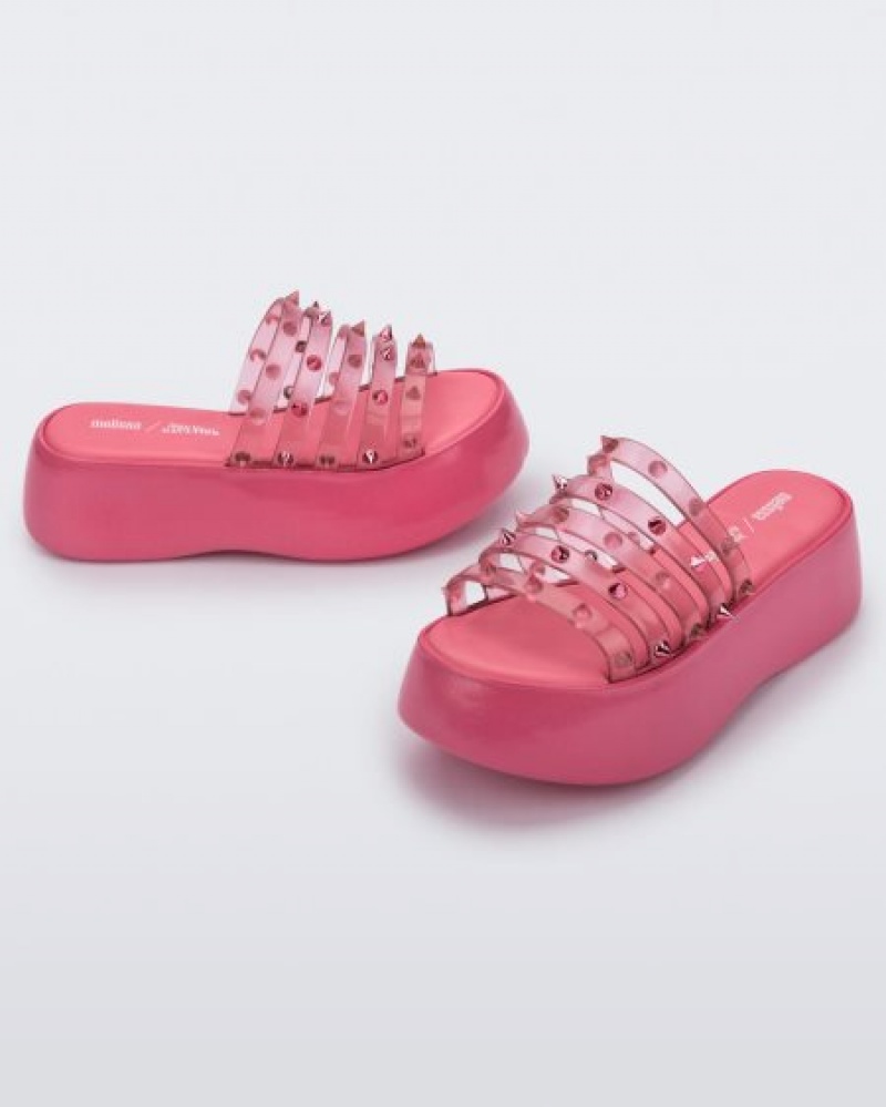 Melissa Punk Love Becky Platforms Kadın Pembe Türkiye | 72430SYMP