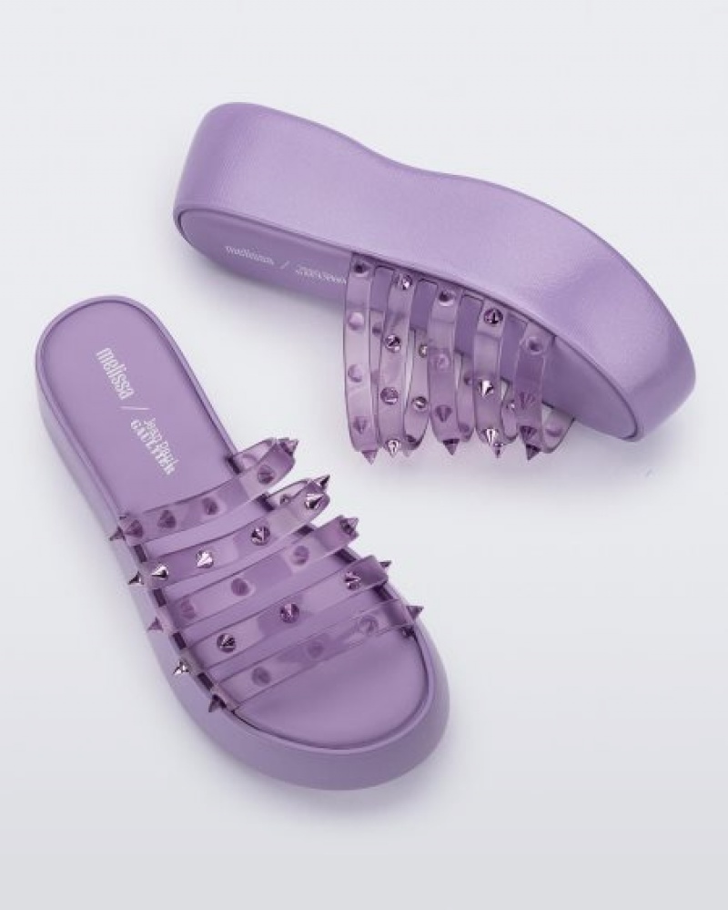 Melissa Punk Love Becky Platforms Kadın Violet/Clear Lilac Türkiye | 79843BXMZ