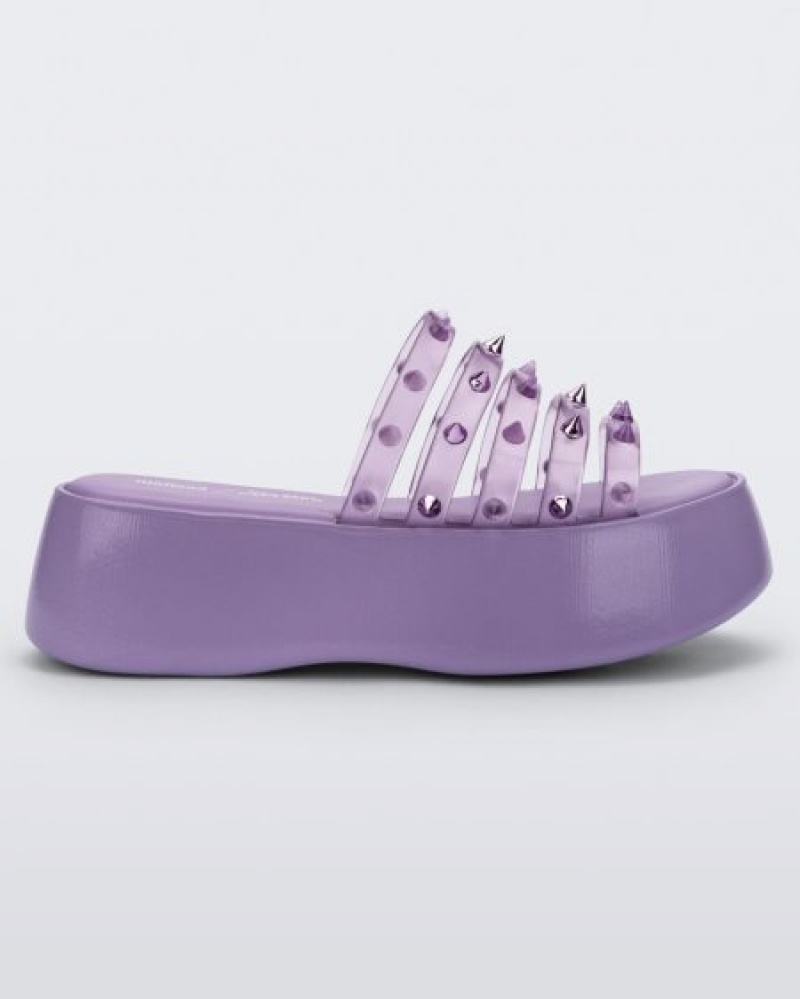 Melissa Punk Love Becky Platforms Kadın Violet/Clear Lilac Türkiye | 79843BXMZ