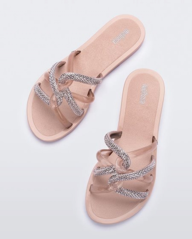 Melissa Shiny Terlik Terlik Kadın Pink/Pink Türkiye | 25603IFKQ