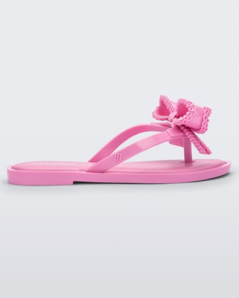 Mini Melissa Slim Flip Flops Çocuk Pembe Türkiye | 74236FSPD