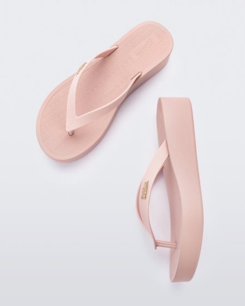 Melissa Sun Venice Flip Flops Kadın Pembe Türkiye | 71523VMUQ