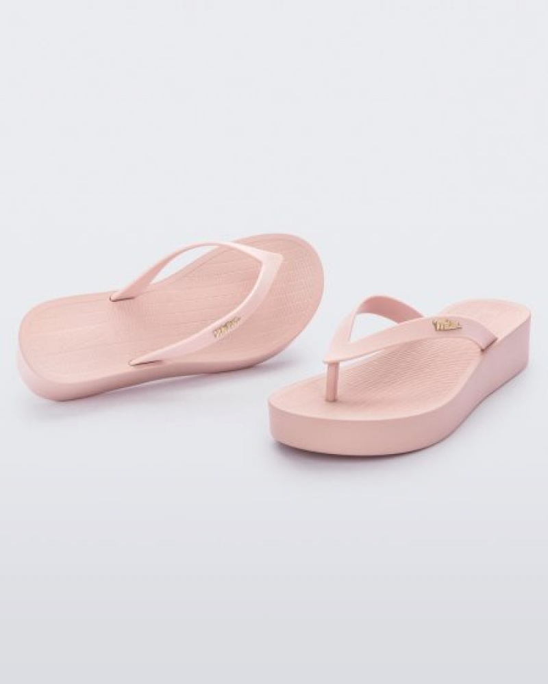 Melissa Sun Venice Flip Flops Kadın Pembe Türkiye | 71523VMUQ