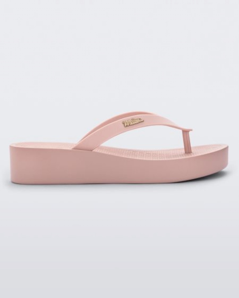 Melissa Sun Venice Flip Flops Kadın Pembe Türkiye | 71523VMUQ