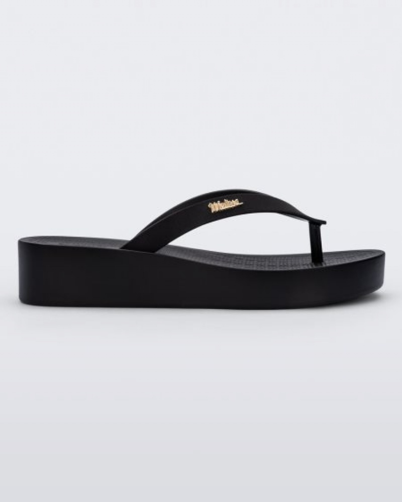 Melissa Sun Venice Flip Flops Kadın Siyah Türkiye | 15830EAUZ