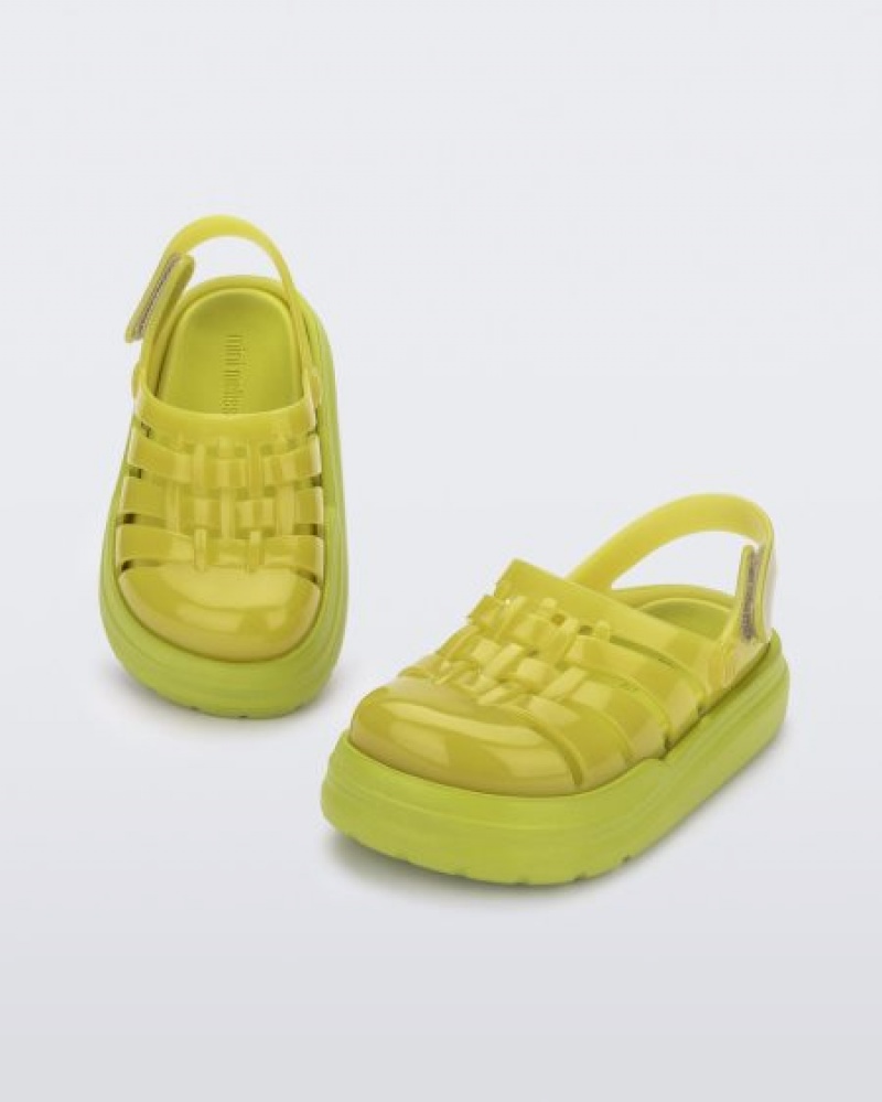 Mini Melissa Sunday Sandalet Bebek Yeşil Türkiye | 85293MONF