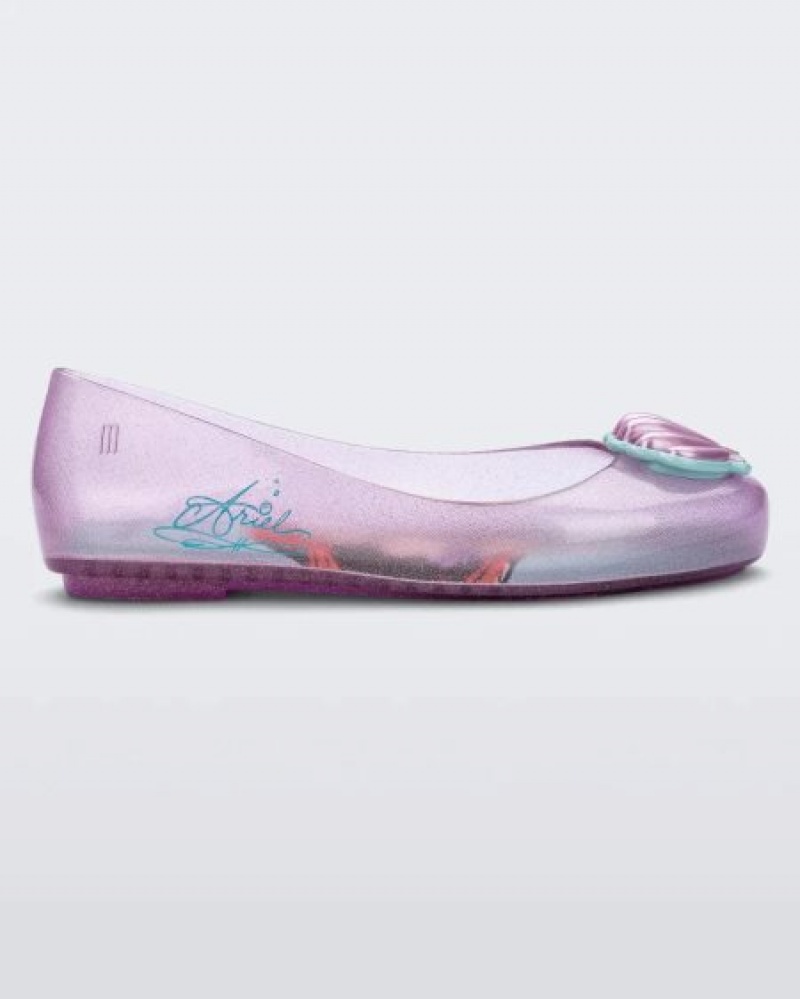 Mini Melissa Sweet Love Princess Flats Çocuk Mor Türkiye | 32109MSCT