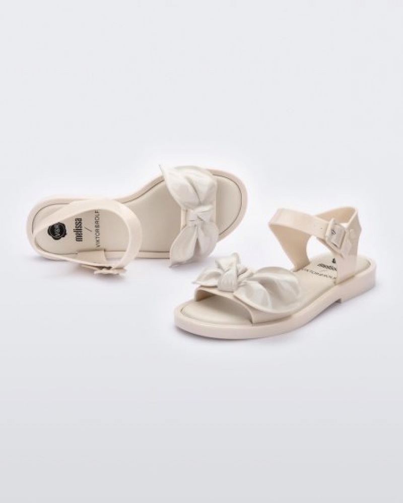 Melissa Tie Mar Sandal Sandalet Kadın Beige/Beige Türkiye | 91380IKGY