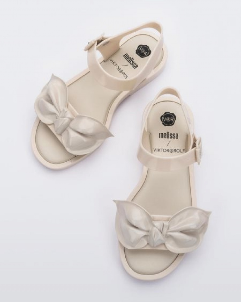 Melissa Tie Mar Sandal Sandalet Kadın Beige/Beige Türkiye | 91380IKGY