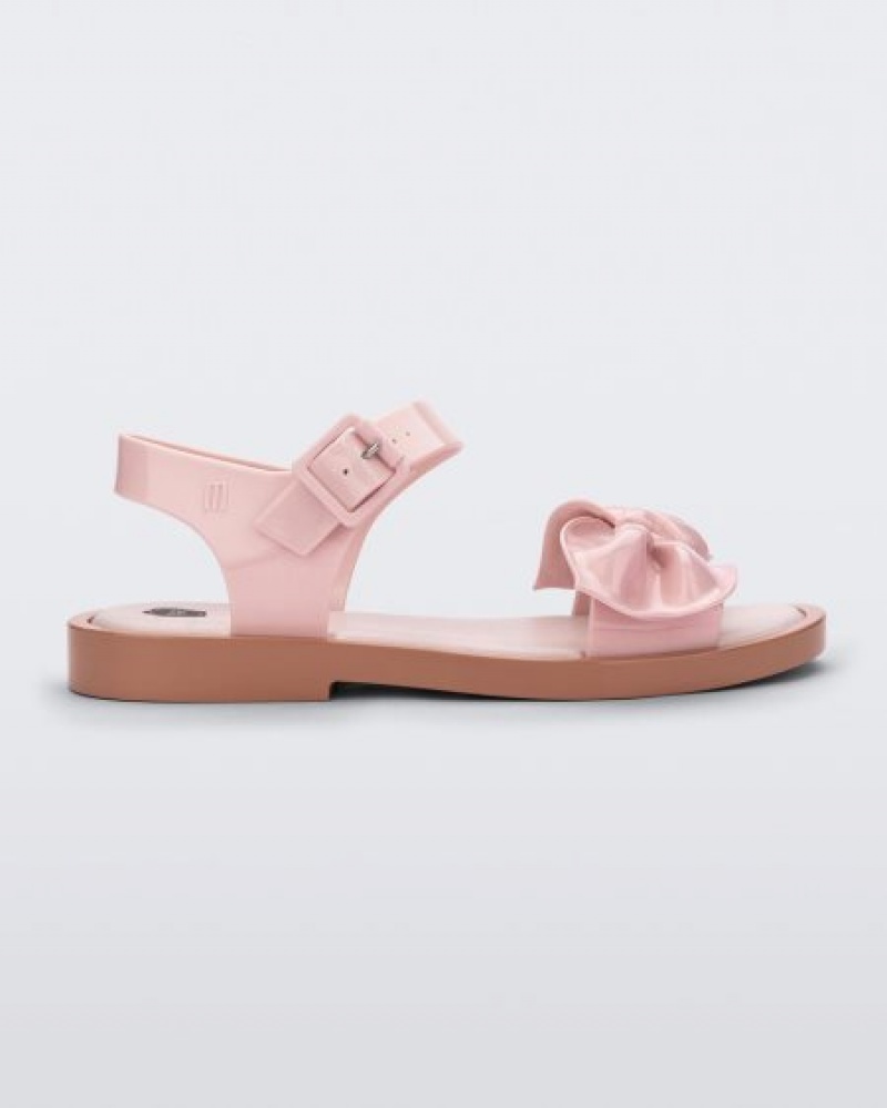 Melissa Tie Mar Sandal Sandalet Kadın Beige/Pink Türkiye | 36749EURA