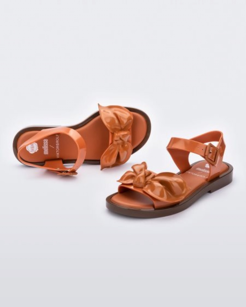 Melissa Tie Mar Sandal Sandalet Kadın Brown/Orange Türkiye | 60234UFBL