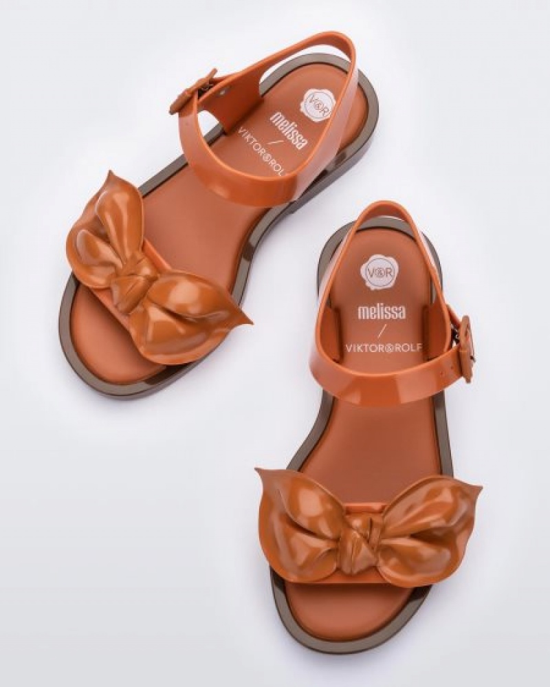 Melissa Tie Mar Sandal Sandalet Kadın Brown/Orange Türkiye | 60234UFBL