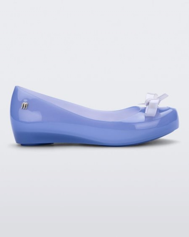 Mini Melissa Ultragirl Bow Flats Çocuk Mavi Türkiye | 75160FGZY