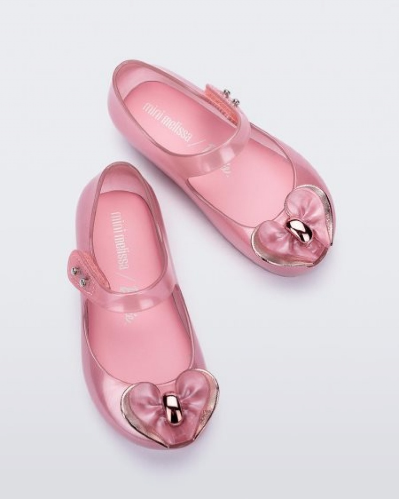 Mini Melissa Ultragirl Flats Bebek Pembe Türkiye | 51439HQYT