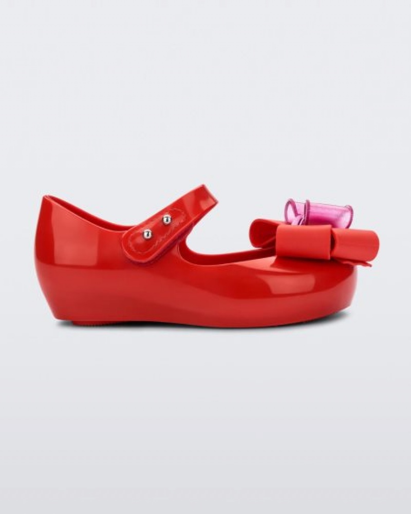 Mini Melissa Ultragirl Sweet Flats Bebek Kırmızı Türkiye | 49861LXKU