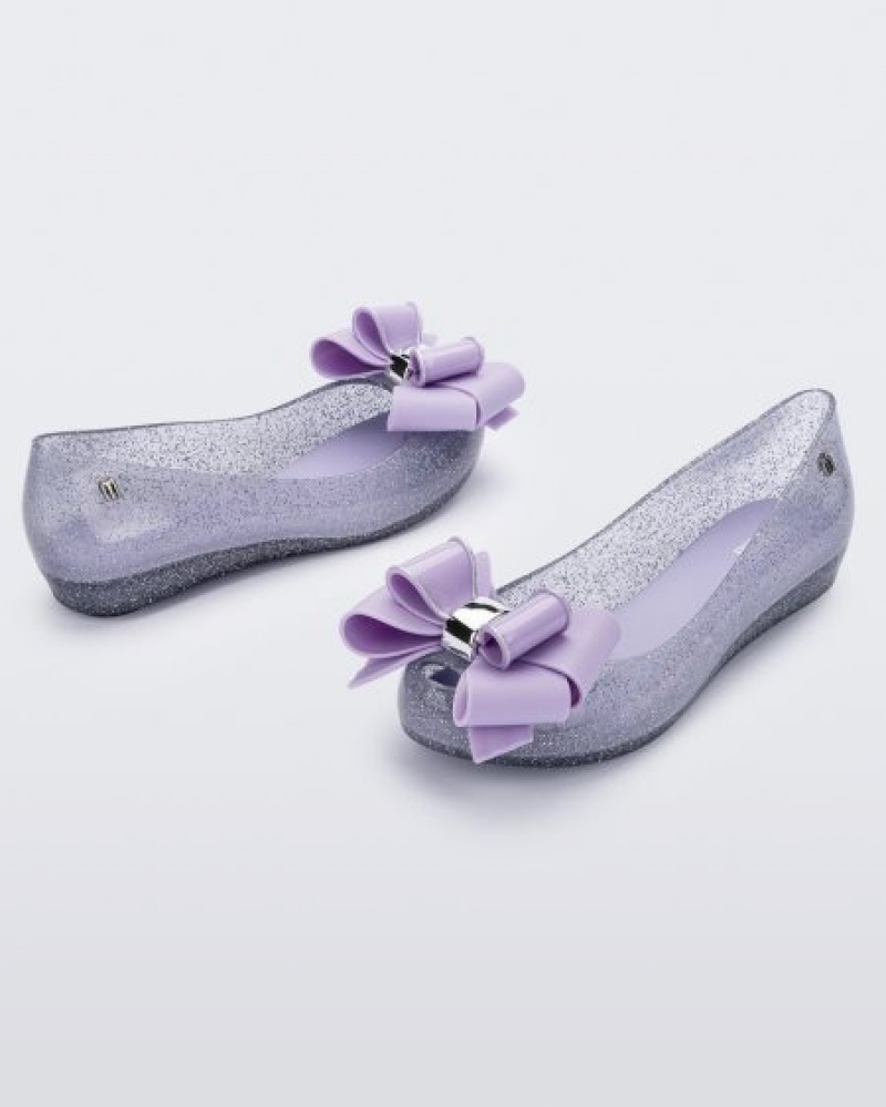 Melissa Ultragirl Sweet Flats Kadın Clear Glitter/Lilac Türkiye | 39451KZJT