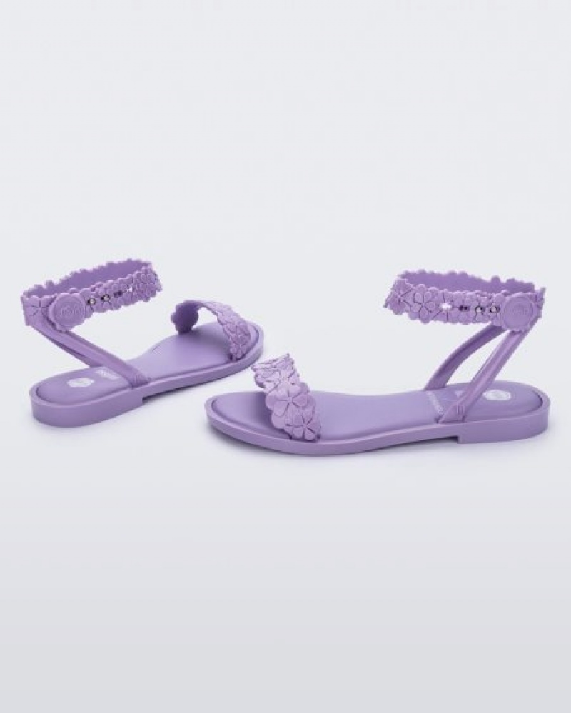 Melissa Wave Blossom Sandal Sandalet Kadın Lilac Türkiye | 05894HOCS