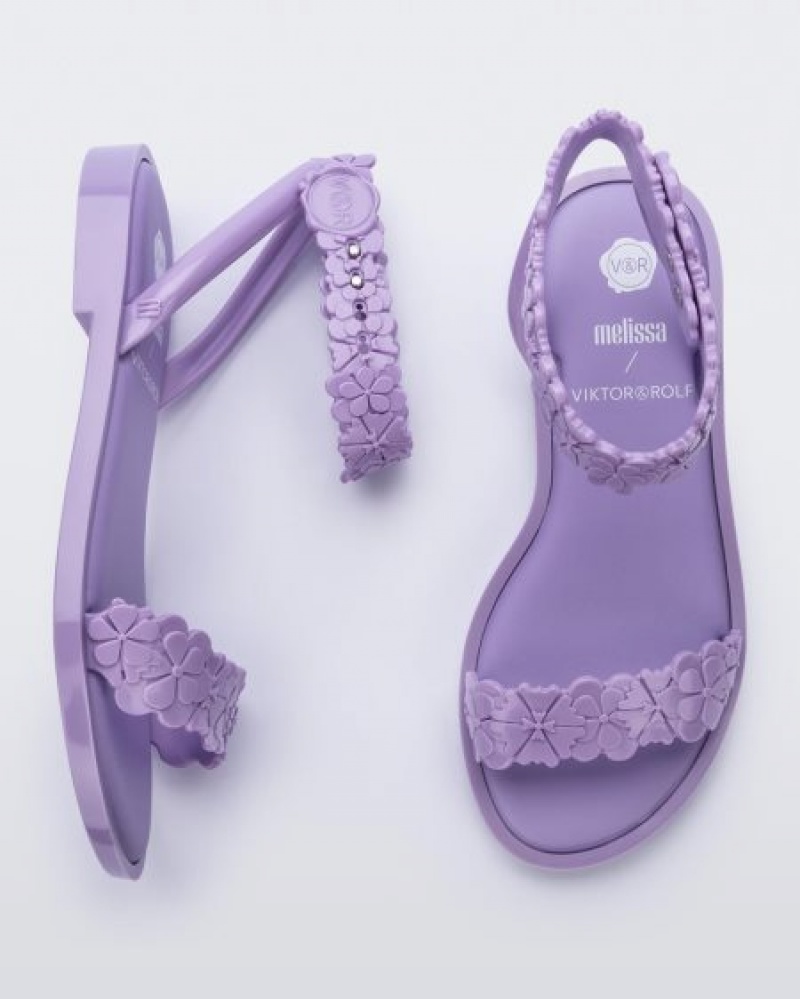 Melissa Wave Blossom Sandal Sandalet Kadın Lilac Türkiye | 05894HOCS