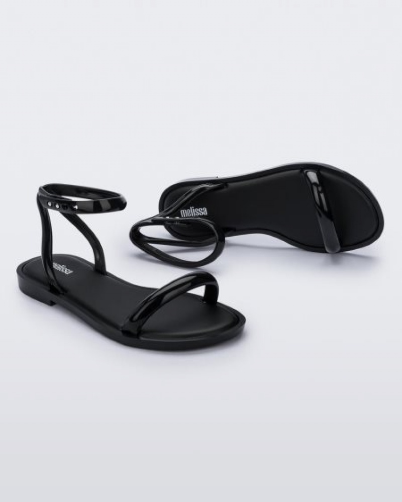 Melissa Wave Sandal Sandalet Kadın Siyah Türkiye | 84750SQDU