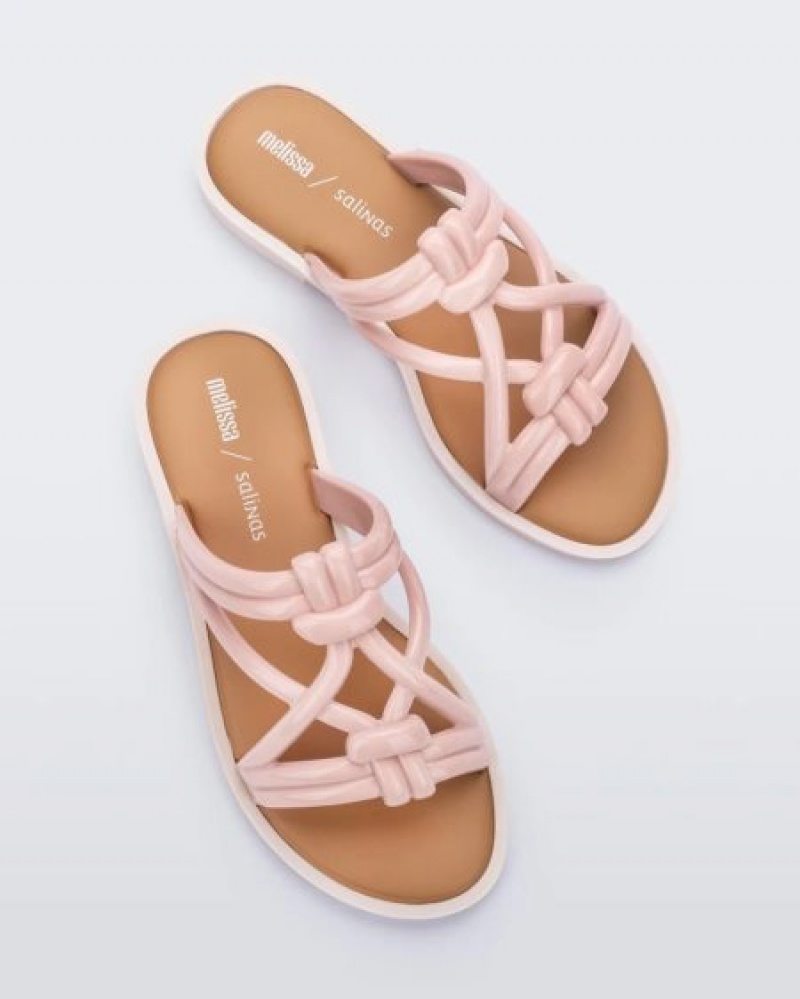 Melissa Wave Terlik Terlik Kadın Pink/Beige Türkiye | 52490QYKZ