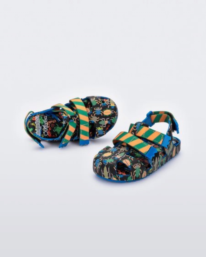 Mini Melissa Yoyo Sandalet Bebek Blue/Green Türkiye | 86391HKEL