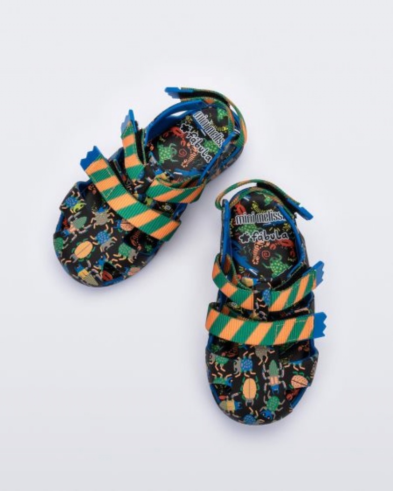 Mini Melissa Yoyo Sandalet Bebek Blue/Green Türkiye | 86391HKEL