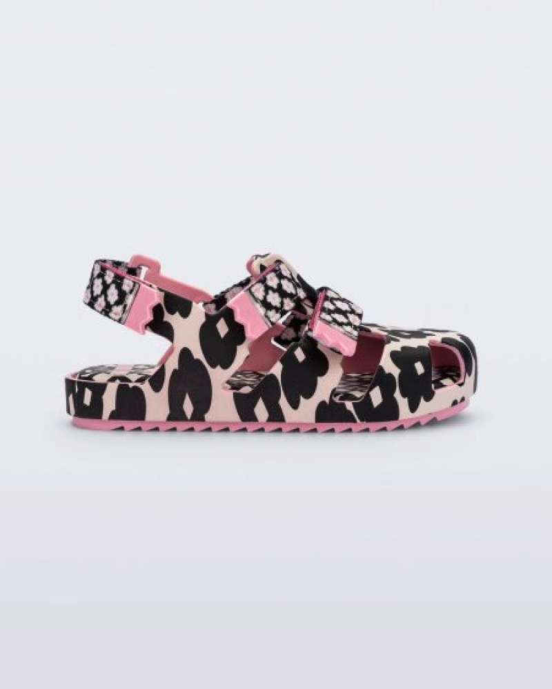 Mini Melissa Yoyo Sandalet Bebek Pink/Black Türkiye | 51987LJEG